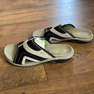 🐸Leather slide sandals🐸